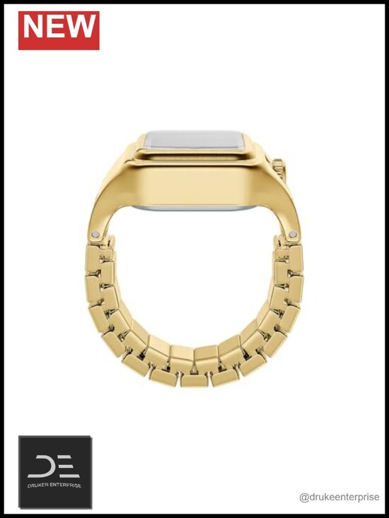 Quartz Stainless Steel Two-Hand Ring Watch for Women main image 6